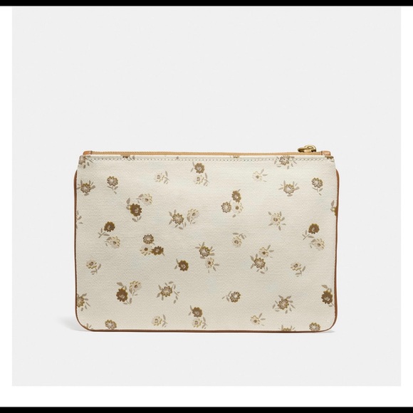 Coach Turnlock pouch 26 with rainbow coach badge - Picture 3 of 5